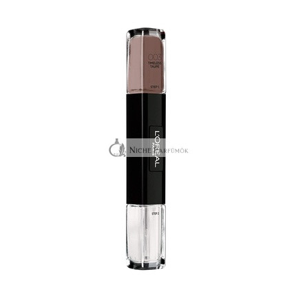 L'Oréal Paris Neodolateľný Lak na Nechty 2 v 1 Základný a Vrchný Lak, Šedohnedý, 10ml