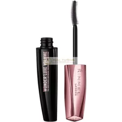   Rimmel Extreme Black Riasenky Na Oči Volumizing Tekuté Kozmetické Štetec Wonder'Luxe Volume Štandardná Ženská Riasenka