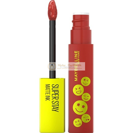 Maybelline New York Tekutý Rúž s Matným Povrchom 16-hodinový Dlhodobý, Nekenúci, Vegánska Formula, Super Stay Matte Ink Moodmaker, 5ml, 455 Harmonizer