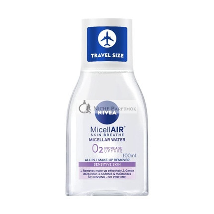 Nivea Micellair Skin Breathe Micelárna Odstraňovač Make-upu Cestovné Veľkosť, 100ml