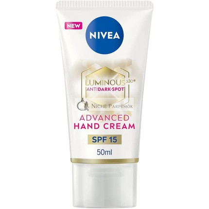 Nivea Luminous 630 Proti Tmavým Škvrnám Pokročilý Krém na Ruky, 50ml