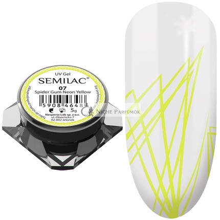 07 Semilac Spider Gum Neon Žltá