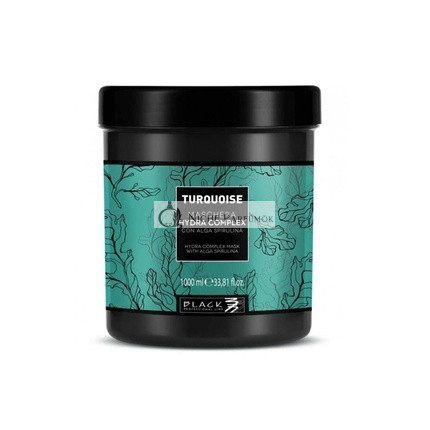 Čierna Profesionálna Turquoise Hydra Complex Maska, 1000 ml