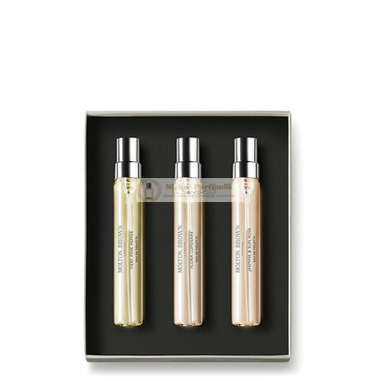Molton Brown Kvetinový a korenistý parfumový objavovací set