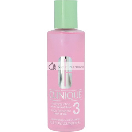 Clinique Čistiaca Lotion 3 Normálna a Mastná Pokožka Typ III