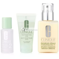   Clinique 3-krokový úvodný set starostlivosti o pleť pre unisex suchú a zmiešanú pleť