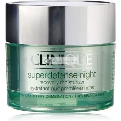  Clinique Superdefense Nočná Regeneračná Hydratačná Krem pre Veľmi Suchú a Kombinovanú Pokožku 50ml