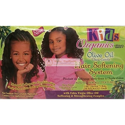 Africa's Best Kids Organics Olivový Olej Jemný Systém Zmäkčovania Vlasov
