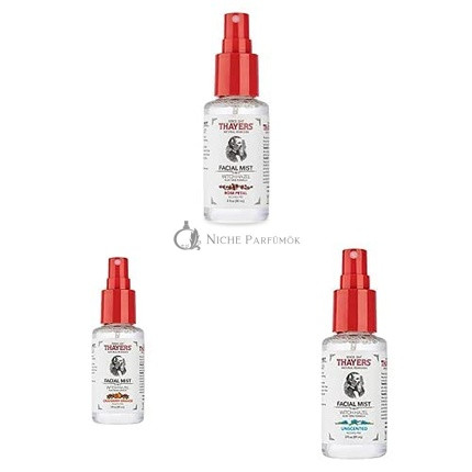 Thayers Cestovný Misting Toner Balík - Ruža, Brusnica Pomaranč a Bez vône, 85g