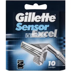 Gillette Sensor Excel, 10 čepelí
