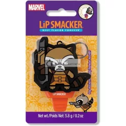  Lip Smacker Marvel Strážcovia Galaxie balzam na pery pre deti s Marvel kľúčenkou v tvare zmrzliny, infúzovaný ricinovým olejom a Pop Rockets cukríkom