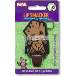   Lip Smacker Marvel Strážcovia Galaxie Balzam na pery pre deti s Marvel Kľúčenkou v tvare nanuku, s ricínovým olejom, Groot Beer Float, Groot Kľúčenkový Balzam na pery