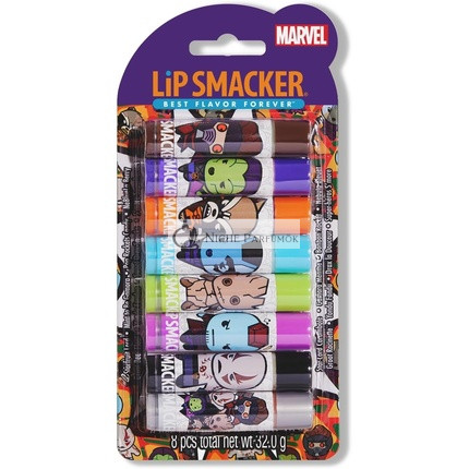 Lip Smacker Marvel Strážcovia Galaxie balzam na pery, ľahko sa nanáša pre deti, obohatený o ricínový olej, set na párty