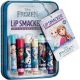 Lip Smacker Disney Frozen Kolekcia Ovocných Balzamov na Pery pre Deti, 6 Kusov, Plechová Krabička