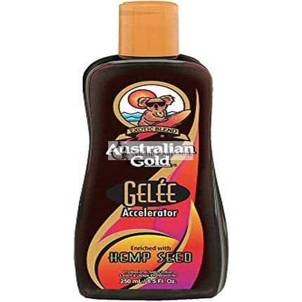 Australian Gold Gelee Tmavý Opalovací Krém s Konopným Olejom, 250ml