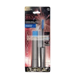   L'Oreal Telescopic Shocking Extensions Vodotesný Riasenku, 981 Čierna