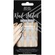 ARDELL Nail Addict Nude Jeweled Press On Nechty s lepidlom a pilníkom - 24 umelých trblietavých nechtov pre krásne nechty - Dlhé tipy