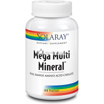 Solaray Mega Multi Minerály 120 Kapsúl