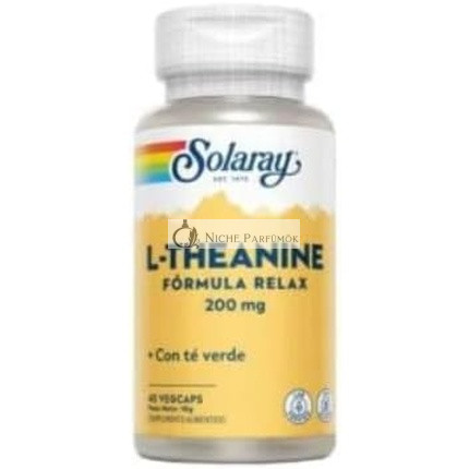 L-Theanine 200mg 45 Vegetariánske Kapsule Balenie 3ks