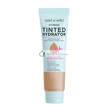 Wet n Wild Bare Focus Tinted Skin Perfector Hydratačný Fluid s Hyalurónovou Kyselinou Stredne Hnedý 27ml