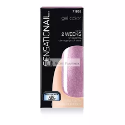 Sensationail Metal Me Pink Gél Lak na Nechty, 7,39ml