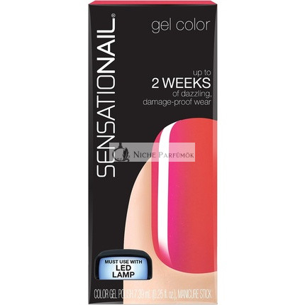 Sensationail Polostály Gél Lak na Nechty Väčšinou Mentový Tropický Úder, 10ml