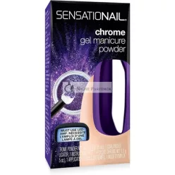 Sensationail Chrome Púdre Fialové