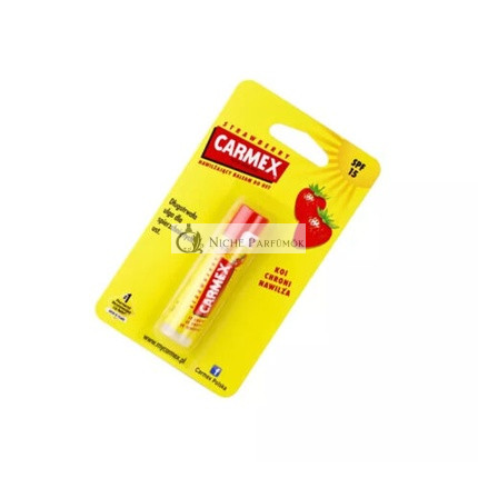 Carmex zvlhčujúci balzam na pery tyčinka, jahoda, 4,25g