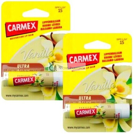 Carmex Premium Vanilková Tyčinka Liečivý Balzam na Pery, 4.25g