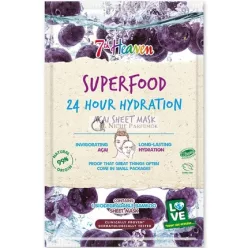   7th Heaven Superfood Intenzív Hydratácia Acai Bobuľová Bambusová Krásna Maska