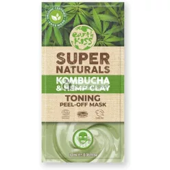   Earth Kiss Supernaturals Kombucha a Konopná Hlinená Peel-Off Maska