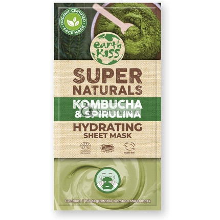 Earth Kiss Super Naturals Hydratačná Kombucha a Spirulina Maska