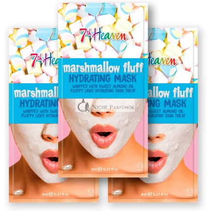 7th Heaven Marshmallow Fluff Maska na Tvár so Sladkým Mandľovým Olejom a Aloe Verou na Hydratáciu Pleti