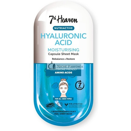 7th Heaven Hyaluronic Acid Nutriactive Hydratačná Masku s Aminokyselinami, 25g
