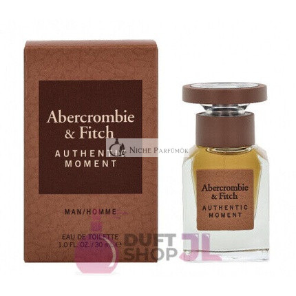 Abercrombie & Fitch Authentic Moment Pánsky Eau De Toilette Spray 30ml