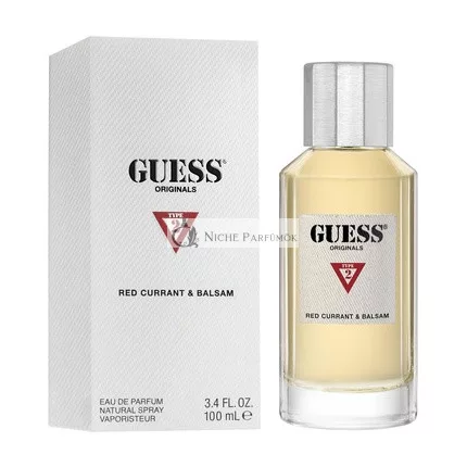 GUESS Originals Typ 2 Červený Ríbezľový a Balsam Eau de Parfum Parfumový Sprej, 100ml