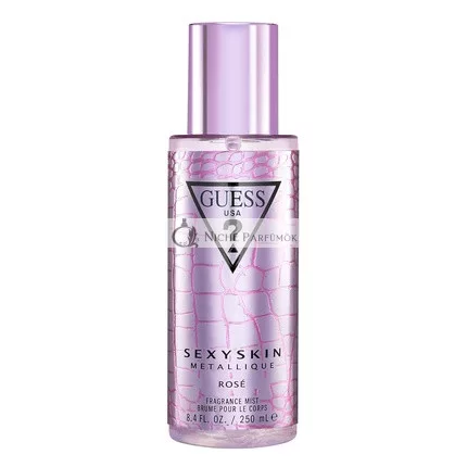 Guess Sexy Skin Metallique Rose Fragrance Mist for Women, 250ml