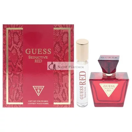 Guess Seductive Red Pre Ženy 2 Pc Darčekový Set 50ml Edt Sprej 15ml Edt Sprej