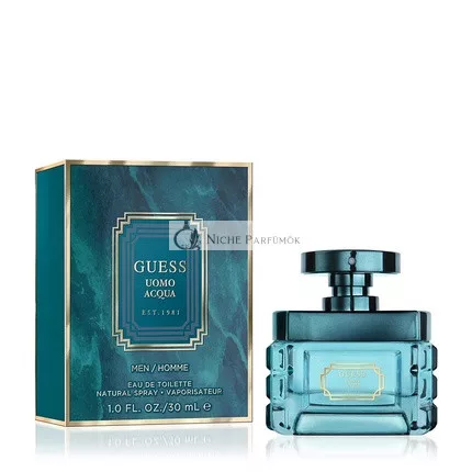 GUESS Uomo Acqua pánska Eau de Toilette, 30 ml