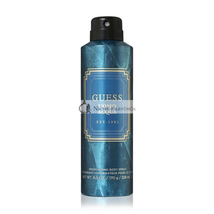 GUESS Uomo Acqua Deodorizačný Telový Sprej Pre Mužov 170g