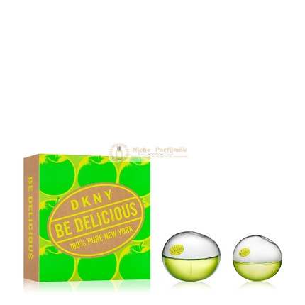 DKNY Be Delicious Eau de Parfum 2-dielna darčeková sada pre ženy - Parfumový sprej 100 ml & 30 ml