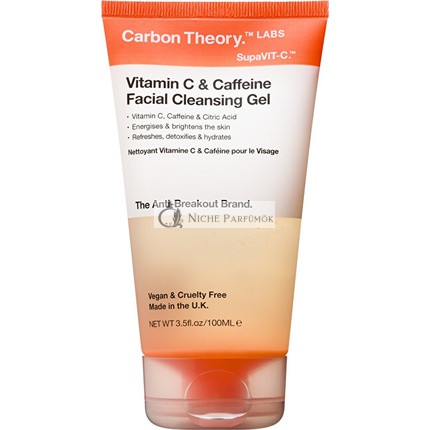 Gél na čistenie pleti s vitamínom C a kofeínom, 100 ml