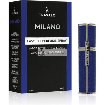 Travalo Milano Parfum Atomizer Cestovný Náhradný Systém U-Change, Modrý, 5ml
