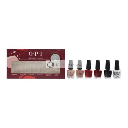 Opi Best Crew Abroad 6-dielna súprava lakov na nechty pre ženy