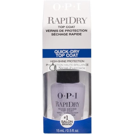 OPI RapiDry Top Coat Rýchloschnúci Lesklý Lak na Nechty
