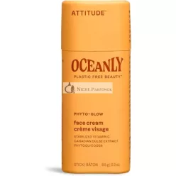   ATTITUDE Oceanly Krém na tvár v tyčinke EWG overené rastlinné a minerálne zložky vegánske produkty starostlivosti o pleť PHYTO GLOW bez vône, 8.5 g