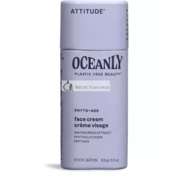   ATTITUDE Oceanly Krém na tvár v tyčinke, EWG overené, bez plastov, rastlinné a minerálne zložky, vegánske produkty starostlivosti o pleť PHYTO AGE bez vône 8,5 g