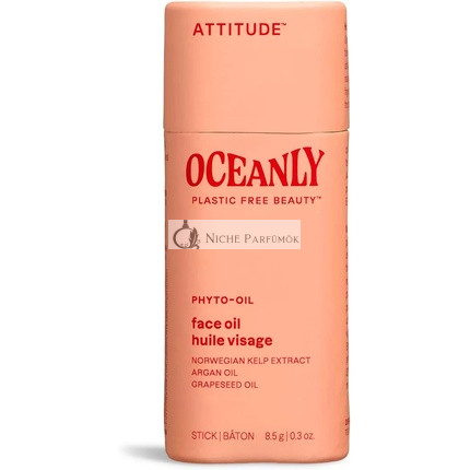 ATTITUDE Oceanly Tvárový Olejový Stick EWG Overené Rastlinné a Minerálne Zloženie Vegánska Starostlivosť o Pleť PHYTO OIL Bez Vône, 8,5 gramov
