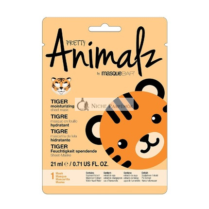Pretty Animalz Tigerová Pleťová Maska