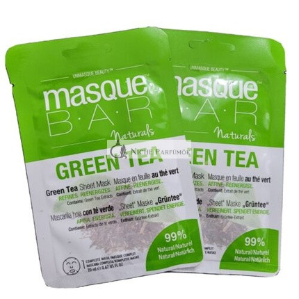 Mask Bar 99% Naturals Maska z listov zeleného čaju